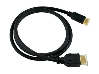 Insten 675826 3 ft. Black / Gold HDMI to Mini HDMI Cable Type A to Type C, M/M