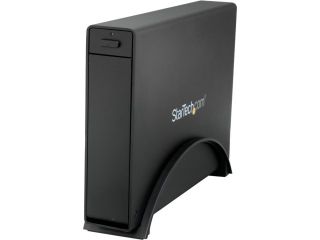 StarTech USB 3.0 Trayless External 3.5 inches SATA III HDD Enclosure w/ UASP for SATA 6 Gbps   Alluminum USB Hard Drive Enclosure – Black