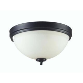 Tulen Lawrence 3 Light Matte Black Incandescent Ceiling Flushmount CLI JB604F3