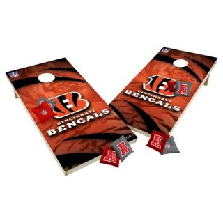 Cincinnati Bengals Tailgate Toss 2x4 Platinum Shield