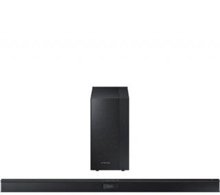 Samsung 2.1 Channel Soundbar and Wireless Active Subwoofer   E283906 —