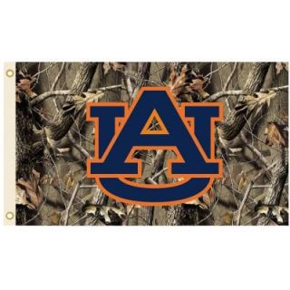BSI Products NCAA 3 ft. x 5 ft. Realtree Camo Background Auburn Flag 95445