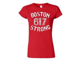 Junior Boston Strong 617 T Shirt Tee