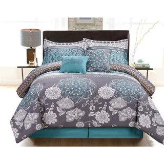 Lorelei King sized 6 Piece Comforter Set   18022224  