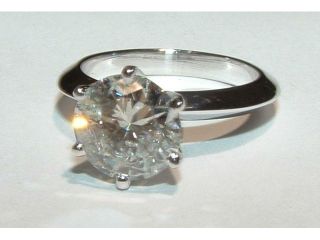 2.0 ct G VS1 DIAMOND solitaire engagement ring new gold