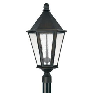 Capital Lighting Spencer Collection 3 light Old Bronze Outdoor Post Lantern