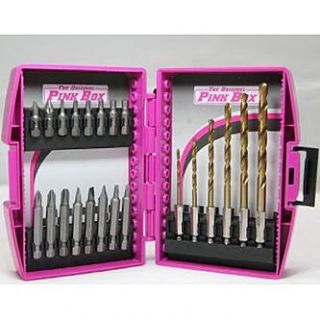 Pink Drill and Driver Bits Set For the Do It Yourselfer from 