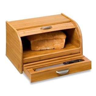 Honey Can Do Bamboo Bread Box   Home   Kitchen   Kitchen Storage
