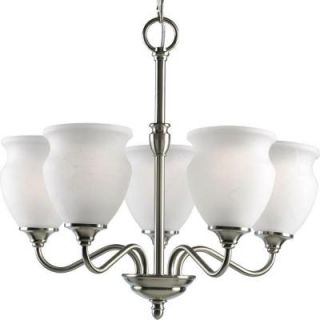 Progress Lighting Richmond Hill Collection Brushed Nickel 5 light Chandelier DISCONTINUED P4447 09