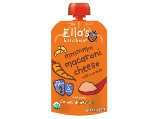 Ella's Kitchen Macaroni Cheese with Carrots 3.5 Ounce Pouch