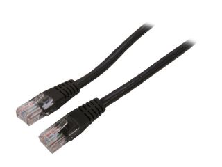 StarTech M45PATCH10BK 10 ft. Cat 5E Black Network Cable
