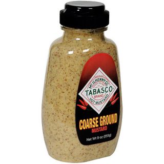 TABASCO Coarse Ground Mustard, 9 oz (Pack of 6)