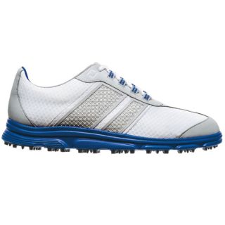 FootJoy Mens FJ Superlites CT Spikeless White/Grey/Blue Golf Shoes