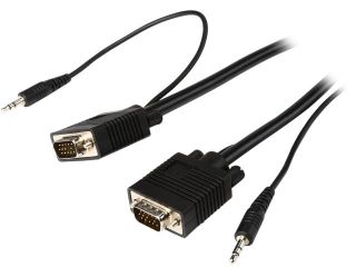 Tripp Lite P504 035 35 ft. VGA Coax Monitor Cable with Audio, High Resolution cable with RGB Coax (HD15 and 3.5mm M/M)