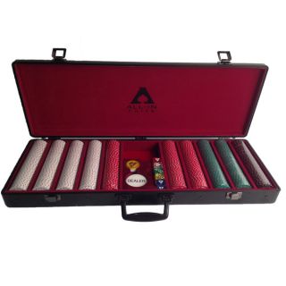 All In 500 piece Clay Poker Chip Set with Carrying Case   15910531