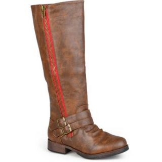 Brinley Co. Women's Tall Buckle Detail Boots