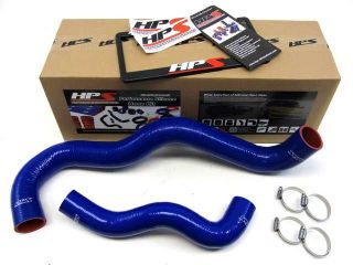 Ford 03 07 Excursion 6.0L Diesel w/ Twin Beam Suspension HPS Blue High Temp Reinforced Silicone Radiator Hose Kit Coolant