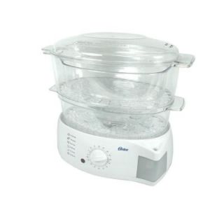 Oster 6.1 qt. Mechanical Food Steamer in White 005711 000 000