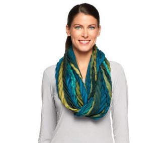 Collection 18 Striped Chevron Infinity Scarf   A227322 —