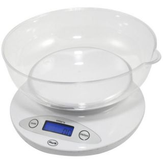 White Bowl Kitchen Scale   15254655 Big