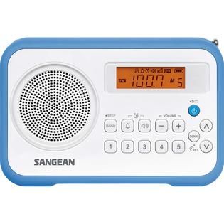 Sangean PR D18BU AM FM Digital Portable Receiver with Alarm Clock