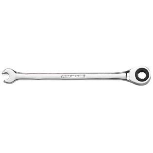Armstrong 17 mm 12 pt. Long Combination Ratcheting Wrench Metric