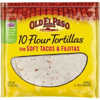 Old El Paso? Flour Tortillas for Soft Tacos & Fajitas 10 ct Bag