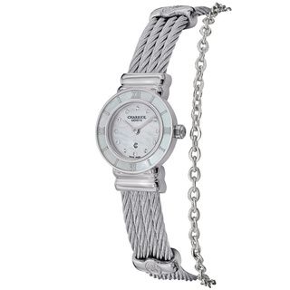 Charriol Womens 028SD1.540.552 St Tropez Mother of Pearl Diamond