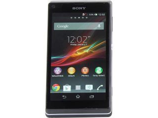 Sony Xperia L C2104 8 GB, 1 GB RAM Black Unlocked Cell Phone 4.3"