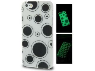 Bubble Pattern Fluorescent Effect Plastic Case for iPhone 5 & 5S