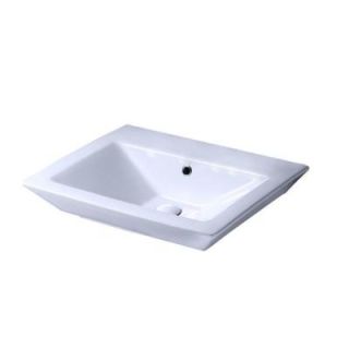 Barclay Products Aristocrat 18 1/2 in. Pedestal Sink Basin in White IPL3002 B