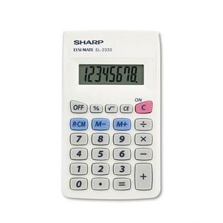 Sharp  EL 233SB Handheld Calculator, Eight Digit LCD