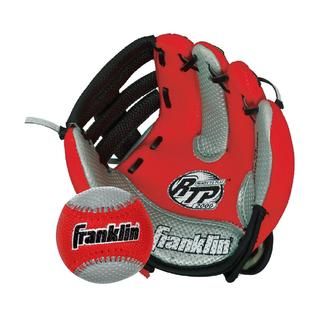 Franklin Sports Red AIR TECH® Soft Foam Baseball Glove & Ball