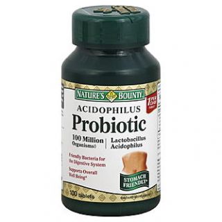 Natures Bounty Acidophilus Probiotic, Tablets, 100 tablets   Health