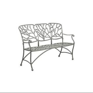 Indoor/Outdoor 3 Seater Bench with Tree Design   Heritage (Textured Cypress)