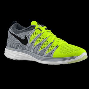 Nike Flyknit Lunar 2   Mens   Running   Shoes   White/Wolf Grey/Black/White