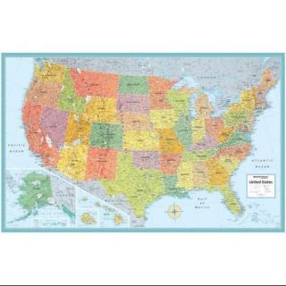 Rand Mcnally Usa Wall Map   United States   50" Width X 32" Height (RAN528959999)