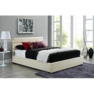 Dorel Home Furnishings Modena Crème Queen Upholstered Bed