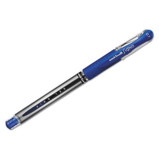 Uni Ball Signo Gel GRIP Roller Ball Blue Ink Pens (Pack of 12