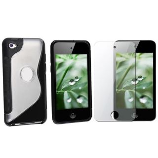 INSTEN TPU Rubber Shatterproof iPod Case Cover/ Screen Protector for