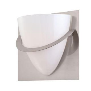 Eurofase Forma Collection 1 Light Satin Nickel Wall Sconce 23045 026