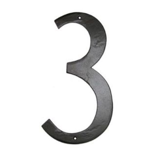 Montague Metal Products 6 in. Standard House Number 3 CSHN 3 6