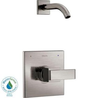 Delta Ara 1 Handle Shower Faucet Trim Kit in Stainless with Less Showerhead (Valve Not Included) T14267 SSLHD