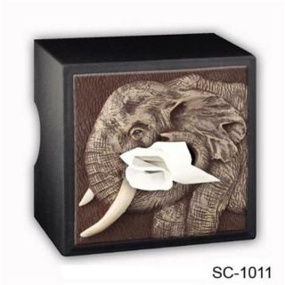 Caravelle Designs SC 1011 Elephant Tissue Box Cover