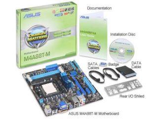 ASUS M4A88T M Motherboard   AMD 880GX, Socket AM3, mATX, DDR3, RAID, SATA, VGA, DVI, HDMI