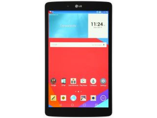 LG G Pad 8.0 LGV480.AUSAWH Qualcomm Snapdragon 1 GB Memory 16 GB Flash Storage 8.0" Touchscreen Tablet Android 4.4 (KitKat)  Android 5.0 Lollipop Upgradable