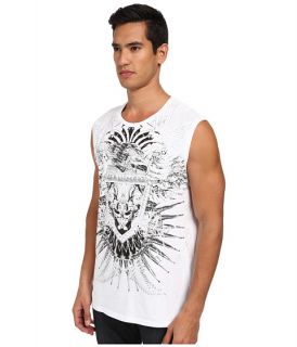 Just Cavalli Eagle Print Short Sleeve Tank