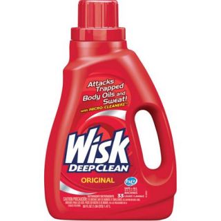 Wisk 2X Liquid Detergent, Deep Clean, 50 fl oz