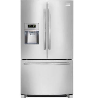 Frigidaire Professional 22.6 cu ft Counter Depth French Door Refrigerator with Dual Ice Maker (Stainless Steel) ENERGY STAR