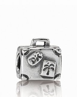 PANDORA Charm   Sterling Silver Suitcase, Moments Collection